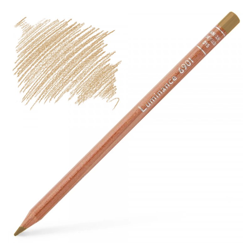 Caran d'Ache Luminance 6901 Colour Pencil - Brown Ochre 50%