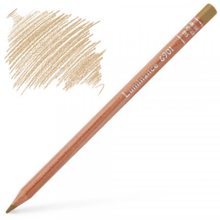 Caran d'Ache Luminance 6901 Colour Pencil - Brown Ochre 50%