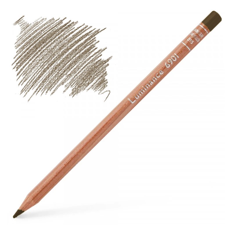 Caran d'Ache Luminance 6901 Colour Pencil - Sepia