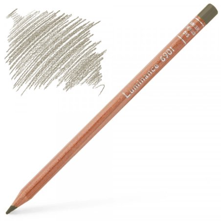 Caran d'Ache Luminance 6901 Colour Pencil - French Grey 30%