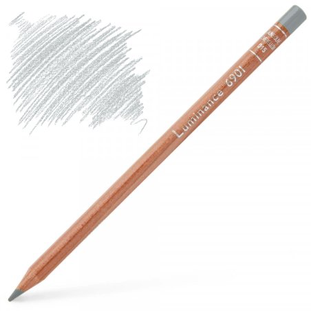 Caran d'Ache Luminance 6901 Colour Pencil - Silver Grey