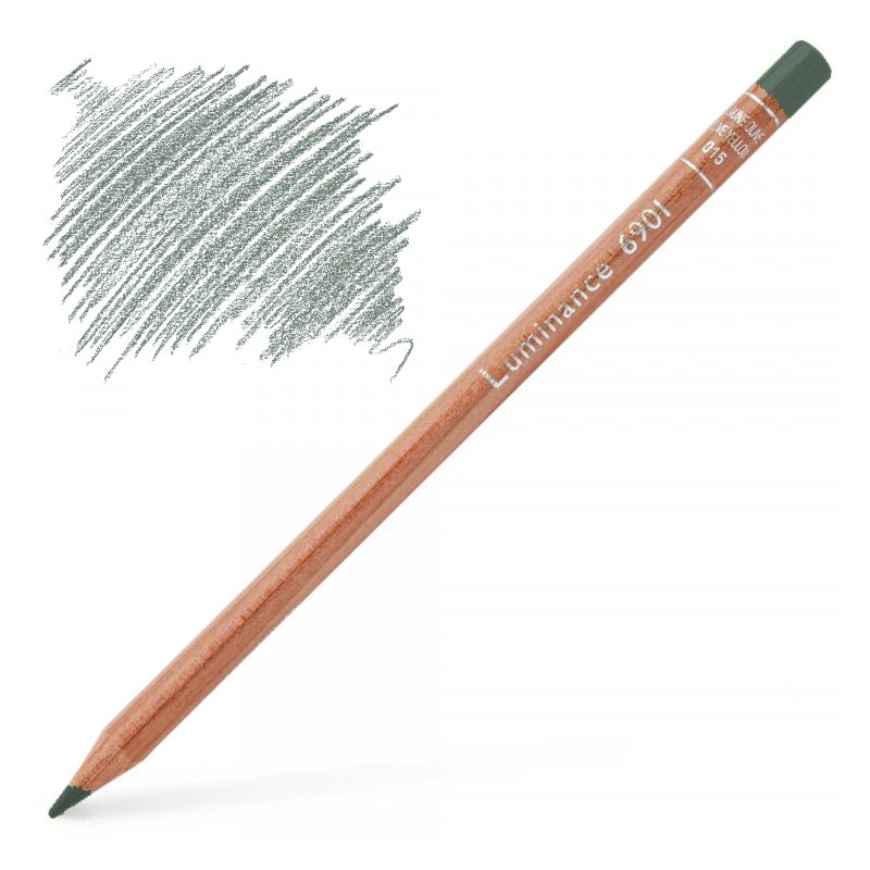 Caran d'Ache Luminance 6901 Colour Pencil - Steel Grey