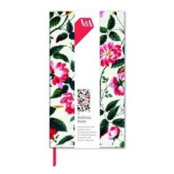 Floral Prints V&A Slim Address Book