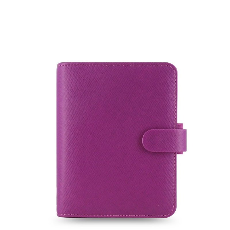 Filofax Saffiano Pocket Organiser - Raspberry Filofax Saffiano Pocket Organiser - Raspberry