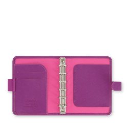 Filofax Saffiano Pocket Organiser - Raspberry