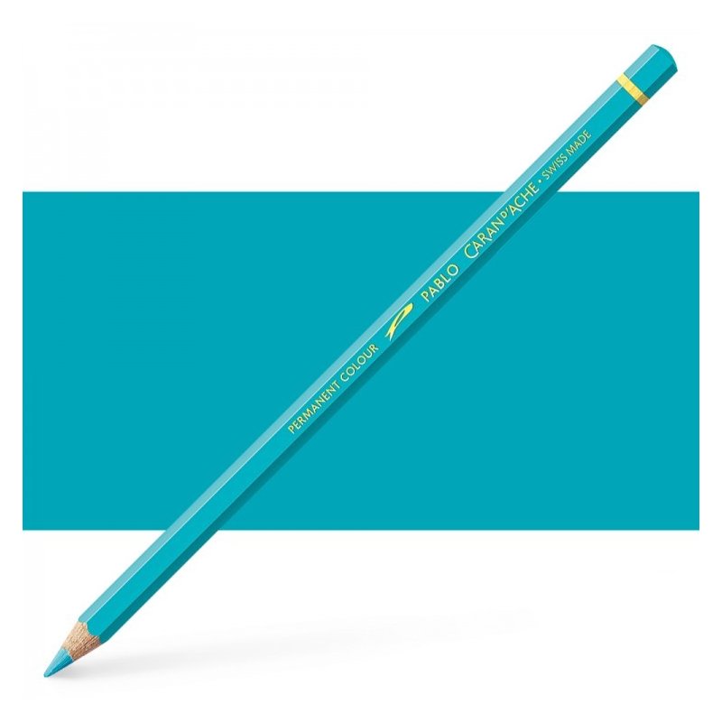 Caran d'Ache Pablo Turquoise Blue Pencil