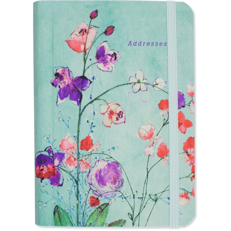 Fuchsia Blooms Address Book