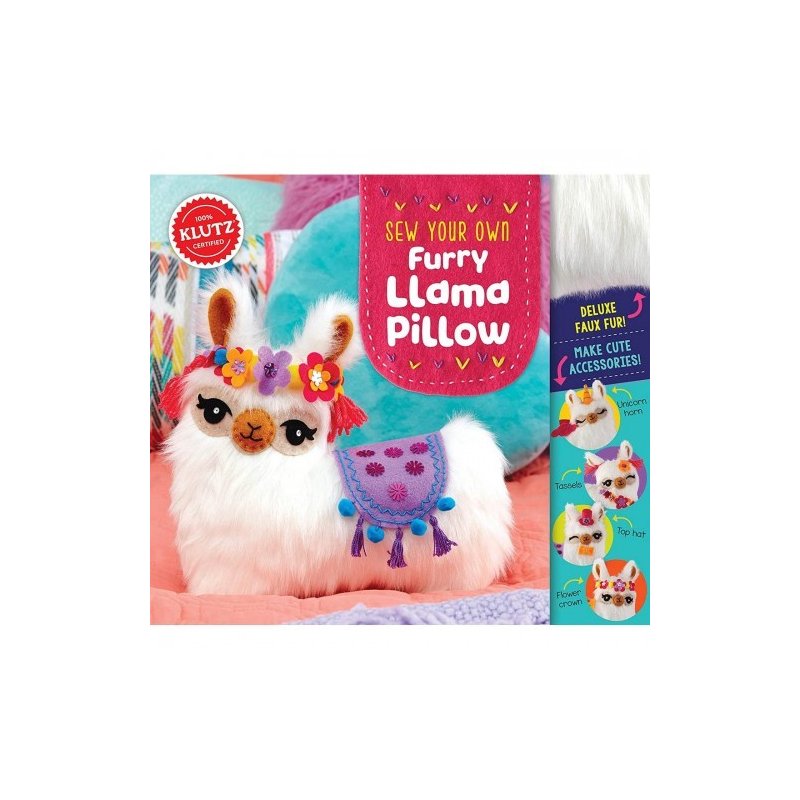 Klutz Sew Your Own Furry Llama Pillow Klutz Sew Your Own Furry Llama Pillow