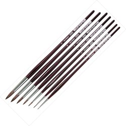 Da Vinci Grigio Series 7795 Round Synthetic Brushes