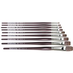 Da Vinci Grigio Series 7195 Flat Synthetic Brushes