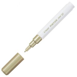 Pilot Pintor Extra Fine Tip Marker Pen - Gold