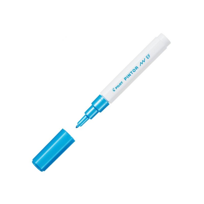 Pilot Pintor Extra Fine Tip Marker Pen - Metallic Blue