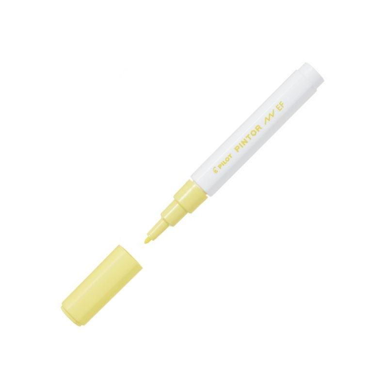 Pilot Pintor Extra Fine Tip Marker Pen - Pastel Yellow
