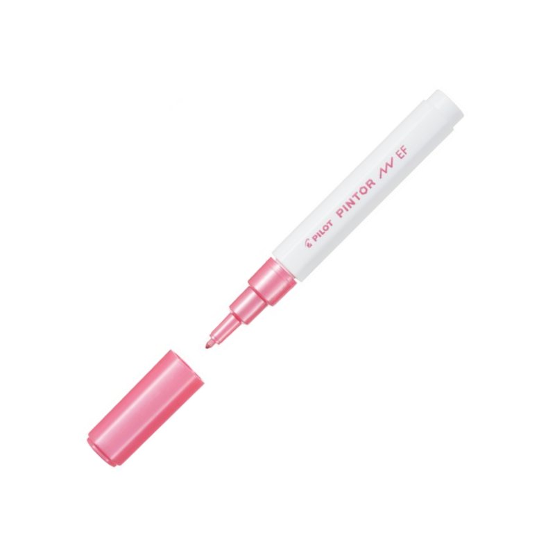 Pilot Pintor Extra Fine Tip Marker Pen - Metallic Pink