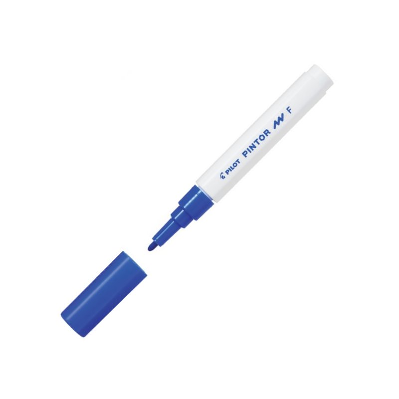 Pilot Pintor Marker Bullet Tip Fine Line - Blue