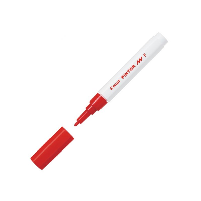 Pilot Pintor Marker Bullet Tip Fine Line - Red