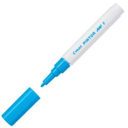 Pilot Pintor Marker Bullet Tip Fine Line - Light Blue