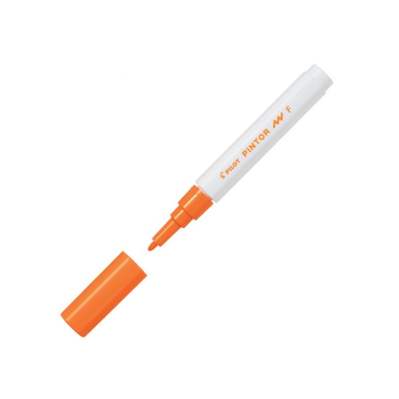 Pilot Pintor Marker Bullet Tip Fine Line - Orange