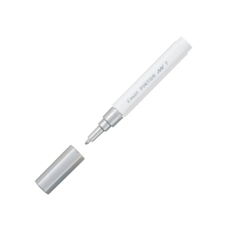 Pilot Pintor Marker Bullet Tip Fine Line - Silver Pilot Pintor Marker Bullet Tip Fine Line - Silver