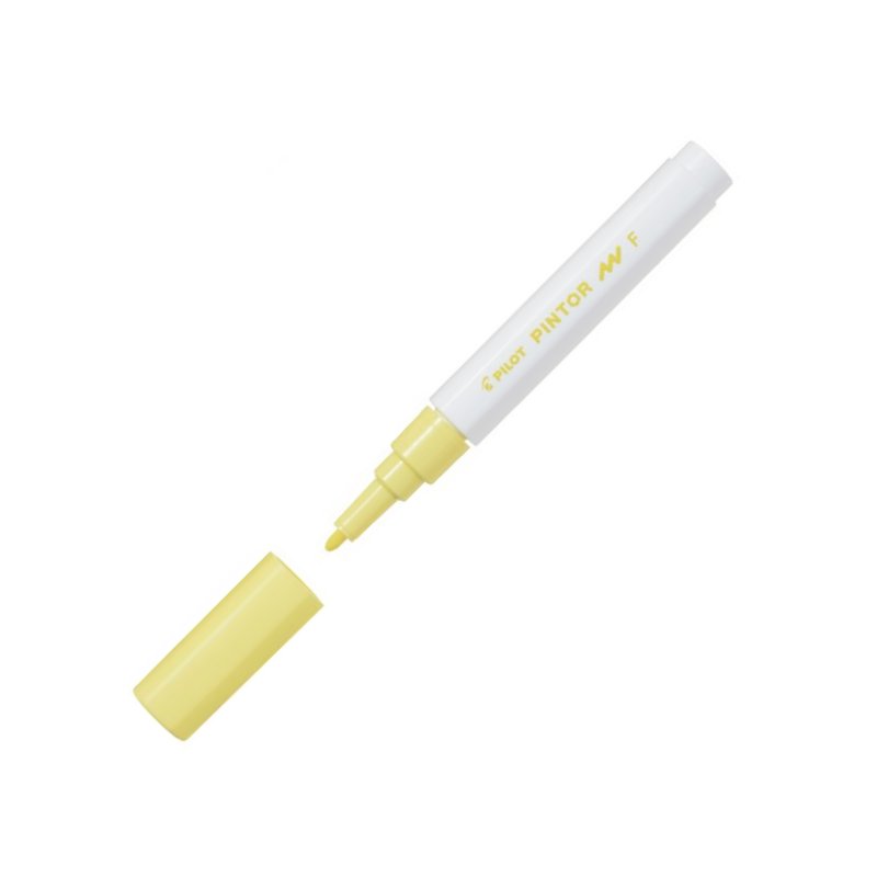 Pilot Pintor Marker Bullet Tip Fine Line - Pastel Yellow