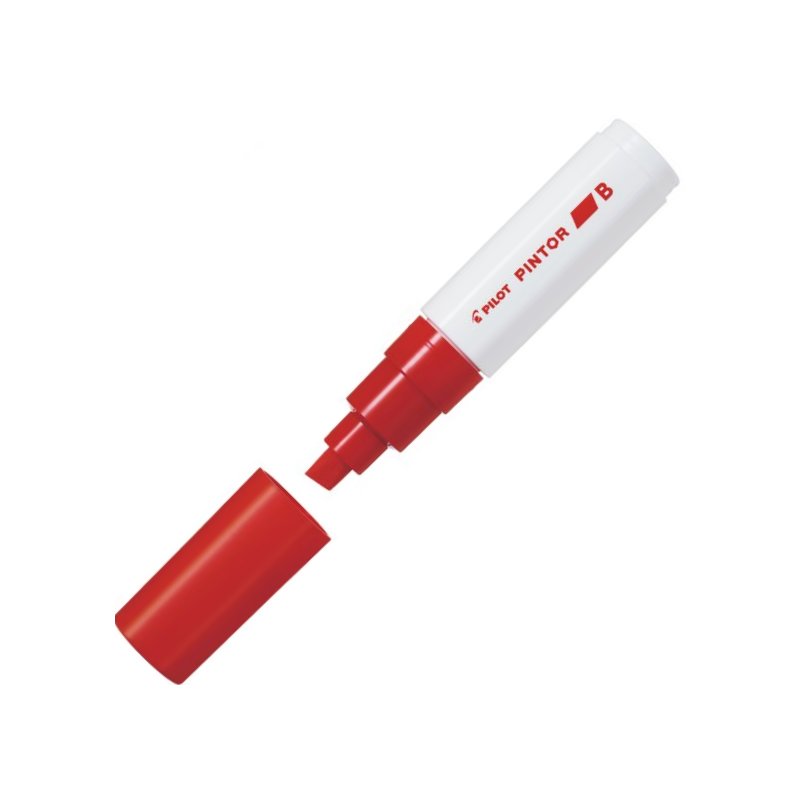 Pilot Pintor Marker Chisel Tip Broad Line - Red