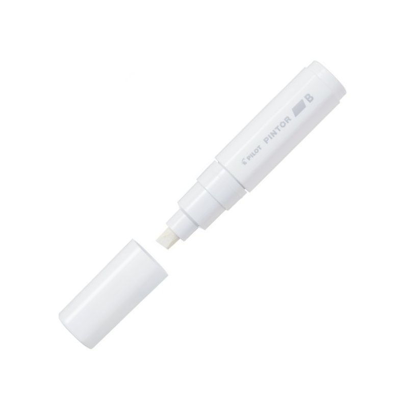 Pilot Pintor Marker Chisel Tip Broad Line - White