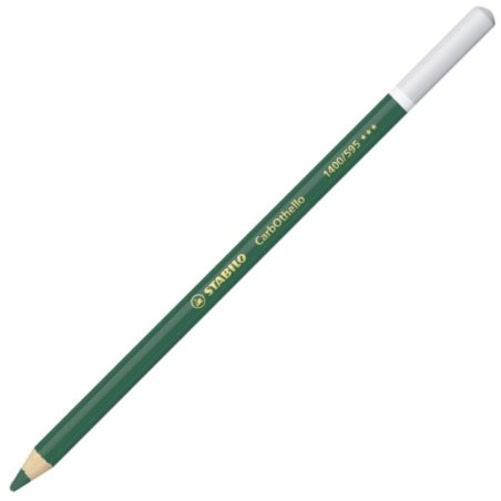 Stabilo Carbothello Chalk-Pastel Deep Leaf Green Coloured Pencil