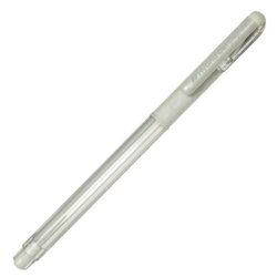 Pentel K118 0.8mm Hybrid Gel Grip Pen - White