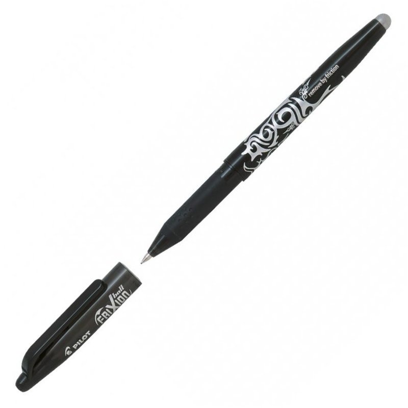 Pilot FriXion Ball Gel Ink Rollerball Pen Medium Tip - Black