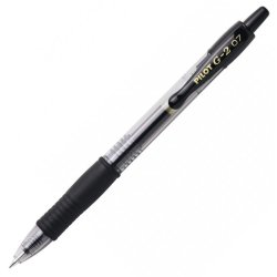 Pilot G-2 - Rollerball Gel Ink 0.7mm Retractable Pen - Black