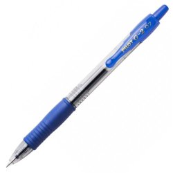 Pilot G-2 - Rollerball Gel Ink 0.7mm Retractable Pen - Blue