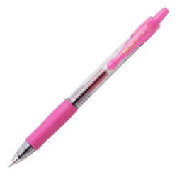 Pilot G-2 - Rollerball Gel Ink 0.7mm Retractable Pen - Pink