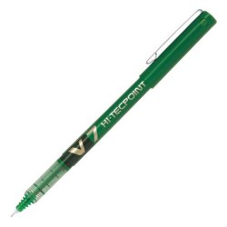 Pilot Hi-Tecpoint V7 Liquid Ink Rollerball Medium Tip Pen - Green