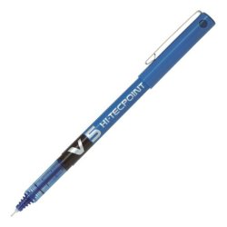 Pilot Hi-Tecpoint V5 Liquid Ink Rollerball Fine Tip Pen - Blue