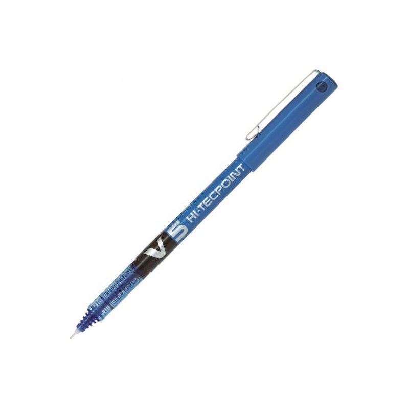 Pilot Hi-Tecpoint V5 Liquid Ink Rollerball Fine Tip Pen - Blue