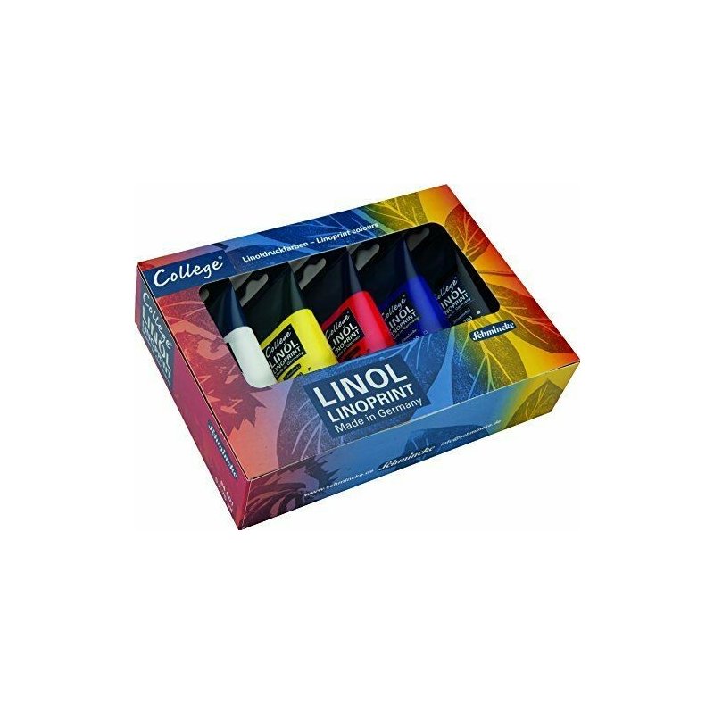 Schmincke College Linol Linoprint Ink 75ml Set of 5 Schmincke College Linol Linoprint Ink 75ml Set of 5