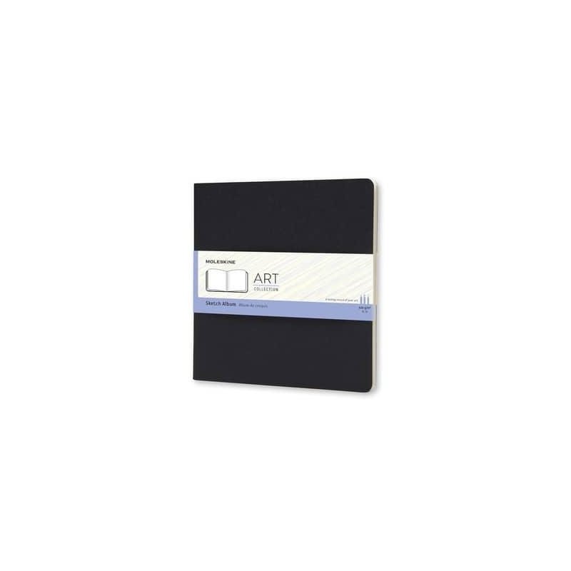 Moleskine Art Plus Sketchbook, Square, Squared, Black