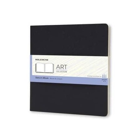 Moleskine Art Plus Sketchbook, Square, Squared, Black