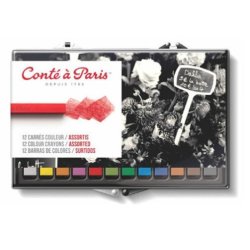 Conte Carres Assorted Crayons 12