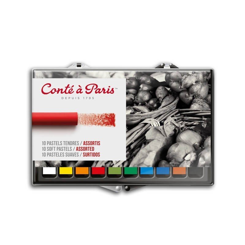 Conte Soft Pastels 10 Colours