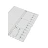 Palette, White Plastic, Rectangular, Folding