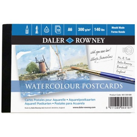 Daler Rowney Watercolour Postcard Pad (A6)