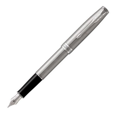 Parker Sonnet Stainless Steel Palladium Trim Fountain Pen