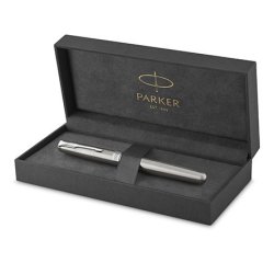 Parker Sonnet Stainless Steel Palladium Trim Fountain Pen