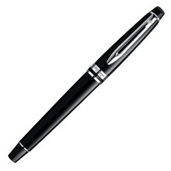 Waterman Expert Fountain Pen Black with Chrome Trim