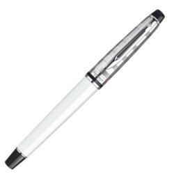 Waterman Expert DeLuxe White CT Fountain Pen Medium