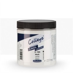 Schmincke College Linol Linoprint Ink 237ml - White