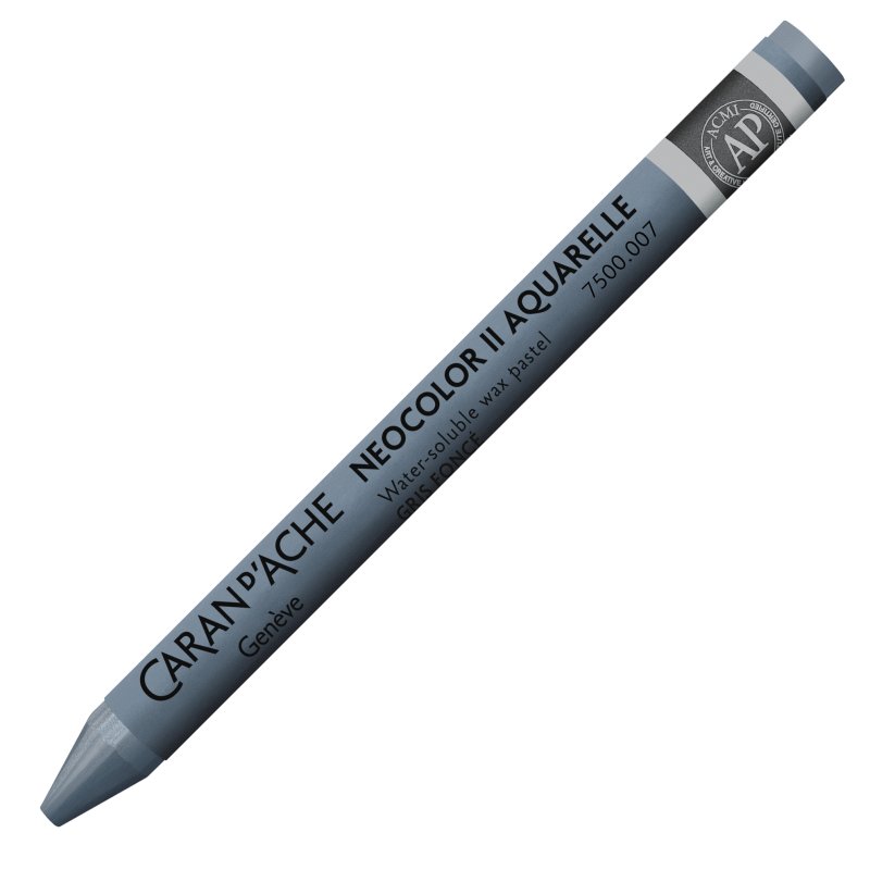 Caran D'Ache Neocolor II Oil Pastel - 007 Dark Grey