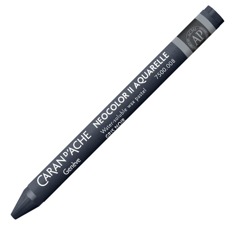 Caran D'Ache Neocolor II Oil Pastel - 008 Greyish Black