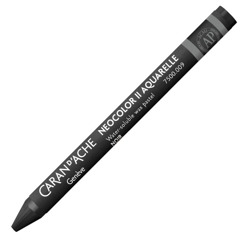 Caran D'Ache Neocolor II Oil Pastel - 009 Black